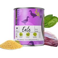 FAVLY Petfood Nassfutter Ente mit Hirse & Spinat 12x400 g von FAVLY Petfood