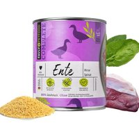 FAVLY Petfood Nassfutter Ente mit Hirse & Spinat 6x800 g von FAVLY Petfood
