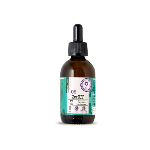 FAVLY – ZecOFF Zeckenschutz flüssig für Hunde 50ml – pflanzlich basiertes allergikerfreundliches Spot-On Zeckenmittel mit Saltidin, Eukalyptus & Neemöl – gegen Parasiten ohne Nervengifte FAVLY – ZecOFF Zeckenschutz flüssig für Hunde 50ml – pflanzlich basiertes allergikerfreundliches Spot-On Zeckenmittel mit Saltidin, Eukalyptus & Neemöl – gegen Parasiten ohne Nervengifte von FAVLY Petfood