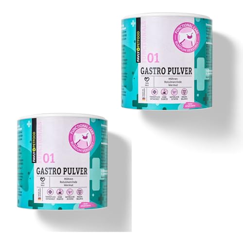 Favly Functionals Gastro Pulver 2x300g – Magen-Darm Unterstützung für Hunde, mit Inulin & Flohsamen von FAVLY Petfood