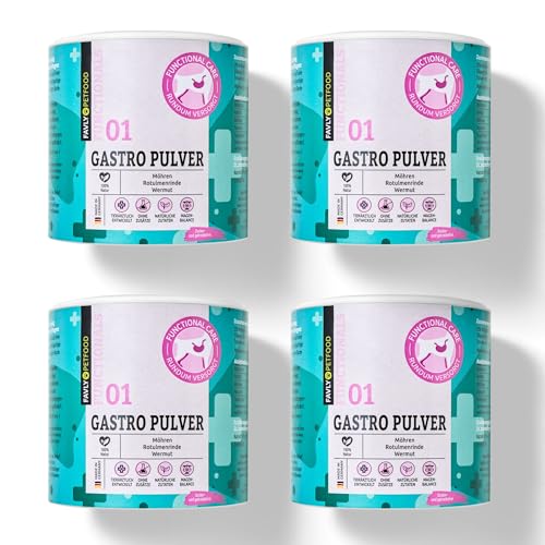 Favly Functionals Gastro Pulver 4x300g – Verdauungshilfe für Hunde, hochwirksam & leicht dosierbar von FAVLY Petfood