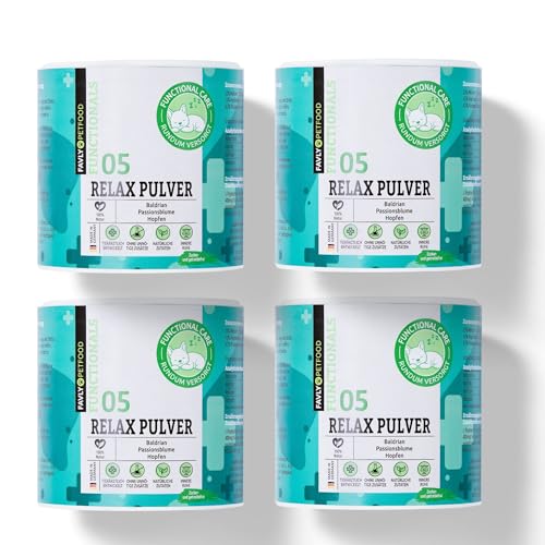 Favly Functionals Relax Pulver 4x250g – Entspannungsfutterergänzung für Hunde, ideal bei Reisen & Lärm Favly Functionals Relax Pulver 4x250g – Entspannungsfutterergänzung für Hunde, ideal bei Reisen & Lärm von FAVLY Petfood
