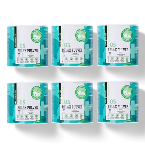 Favly Functionals Relax Pulver 6x250g – Natürlich entspannend für Hunde, große Vorratspackung Favly Functionals Relax Pulver 6x250g – Natürlich entspannend für Hunde, große Vorratspackung von FAVLY Petfood