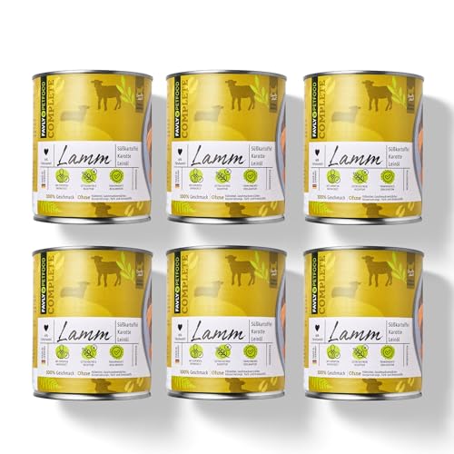 Favly Hundefutter Wild mit Amaranth, Brokkoli & Leinöl 6x800g – Hypoallergenes Nassfutter für Hunde, reich an Omega-3 von FAVLY Petfood