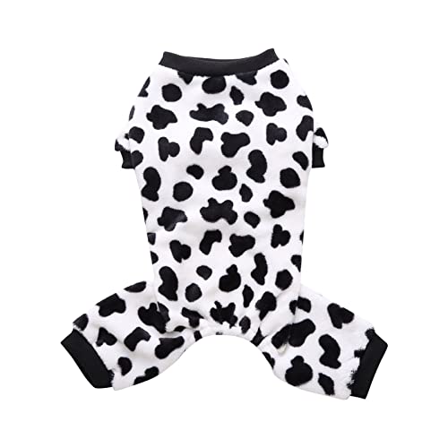 Hundekleidung und Schuhe Winterdruck Haustierkleidung Kuh Haustier Pyjama Haustier Regenmantel Hundejagd Shirt von FAXIOAWA