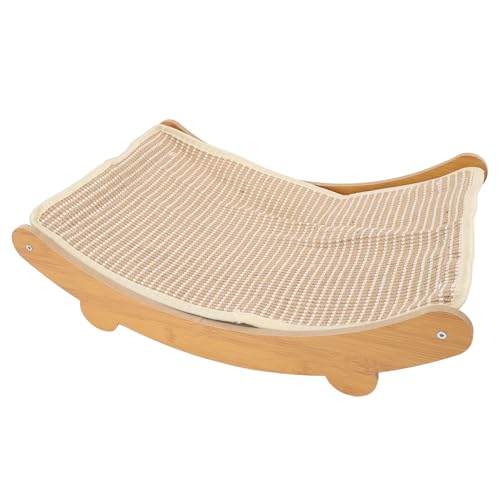 Großes Katzenkratzbett, Katzenhängesessel mit Sisal, Kiefernholz, verschleißfestt Sisal, Kiefernholz, verschleißfestes Material, solide Konstruktion verhindert Schmutz und Kratzer für Katzen Großes Katzenkratzbett, Katzenhängesessel mit Sisal, Kiefernholz, verschleißfestt Sisal, Kiefernholz, verschleißfestes Material, solide Konstruktion verhindert Schmutz und Kratzer für Katzen von FBHappiness
