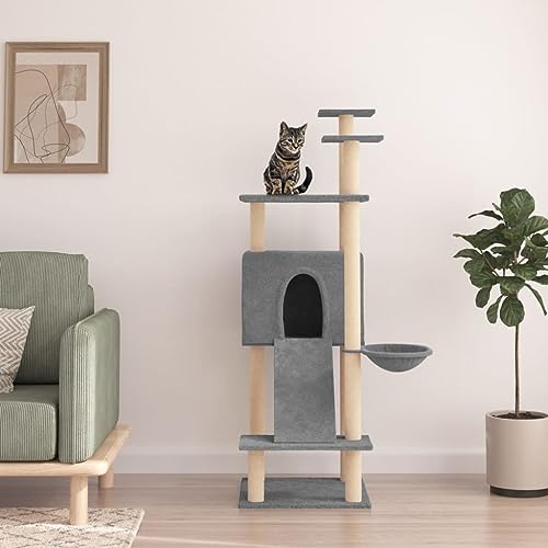 Katzenspielzeug Katzenkratzbaum Kratzbaum Katzenbaum mit Sisalkratzbaum Hellgra Katzenspielzeug Katzenkratzbaum Kratzbaum Katzenbaum mit Sisalkratzbaum Hellgrau 153 cm Model171751 Katzenspielzeug Katzenkratzbaum Kratzbaum Katzenbaum mit Sisalkratzbaum Hellgra Katzenspielzeug Katzenkratzbaum Kratzbaum Katzenbaum mit Sisalkratzbaum Hellgrau 153 cm Model171751 von FBHappiness