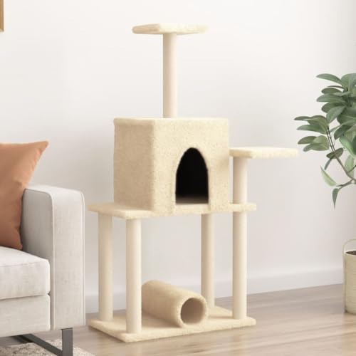 Katzenspielzeug Katzenkratzbaum Kratzbaum Katzenbaum mit cremefarbener Sisalkra Katzenspielzeug Katzenkratzbaum Kratzbaum Katzenbaum mit cremefarbener Sisalkratzsäule 122 cm Model172088 Katzenspielzeug Katzenkratzbaum Kratzbaum Katzenbaum mit cremefarbener Sisalkra Katzenspielzeug Katzenkratzbaum Kratzbaum Katzenbaum mit cremefarbener Sisalkratzsäule 122 cm Model172088 von FBHappiness