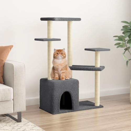 Katzenspielzeug Kratzbaum Katzenbaum mit Sisalkratzstamm Dunkelgrau 107,5 cm Katzenspielzeug Kratzbaum Katzenbaum mit Sisalkratzstamm Dunkelgrau 107,5 cm Katzenspielzeug Kratzbaum Katzenbaum mit Sisalkratzstamm Dunkelgrau 107,5 cm Katzenspielzeug Kratzbaum Katzenbaum mit Sisalkratzstamm Dunkelgrau 107,5 cm von FBHappiness