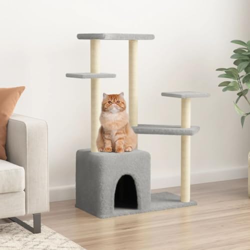 Katzenspielzeug Kratzbaum Katzenbaum mit Sisalkratzstamm Hellgrau 107,5 cm Katzenspielzeug Kratzbaum Katzenbaum mit Sisalkratzstamm Hellgrau 107,5 cm Katzenspielzeug Kratzbaum Katzenbaum mit Sisalkratzstamm Hellgrau 107,5 cm Katzenspielzeug Kratzbaum Katzenbaum mit Sisalkratzstamm Hellgrau 107,5 cm von FBHappiness