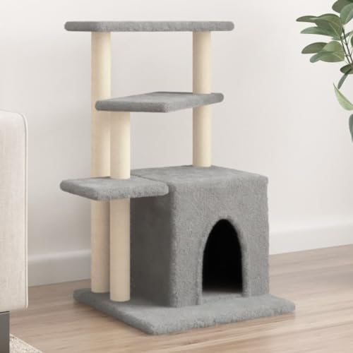 Katzenspielzeug Kratzbaum Katzenbaum mit Sisalkratzstamm Hellgrau 83,5 cm Katzenspielzeug Kratzbaum Katzenbaum mit Sisalkratzstamm Hellgrau 83,5 cm Katzenspielzeug Kratzbaum Katzenbaum mit Sisalkratzstamm Hellgrau 83,5 cm Katzenspielzeug Kratzbaum Katzenbaum mit Sisalkratzstamm Hellgrau 83,5 cm von FBHappiness