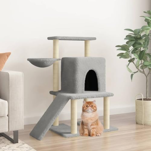 Katzenspielzeug Kratzbaum Katzenbaum mit Sisalkratzstamm Hellgrau 96,5 cm Katzenspielzeug Kratzbaum Katzenbaum mit Sisalkratzstamm Hellgrau 96,5 cm Katzenspielzeug Kratzbaum Katzenbaum mit Sisalkratzstamm Hellgrau 96,5 cm Katzenspielzeug Kratzbaum Katzenbaum mit Sisalkratzstamm Hellgrau 96,5 cm von FBHappiness
