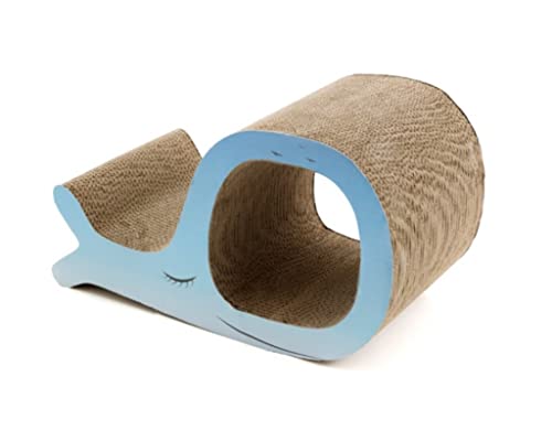 Kratzbaum für Katzen, Kratzkissen für Katzen, Anti-Kratz-Sofa, Katzenstreu, Kattzen, Anti-Kratz-Sofa, Katzenstreu, Katzenkratzbecken, Kratzbaum-Schleifer für Katzen (Blau 44,5 x 23 x 25 cm) von FBHappiness