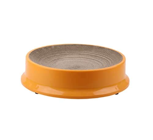 Robuster, wendbarer Katzenkratzbaum aus Wellpappe (Orange 43,5 x 43,5 x 10 cm) Robuster, wendbarer Katzenkratzbaum aus Wellpappe (Orange 43,5 x 43,5 x 10 cm) von FBHappiness