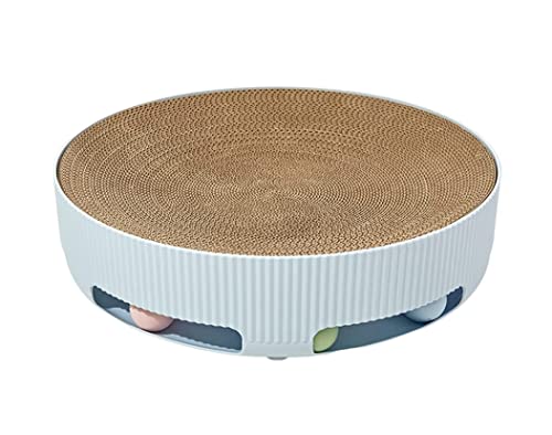 Robuster und wiederverwendbarer Katzenkratzbaum aus Karton für Hauskatzen – Sofaiederverwendbarer Katzenkratzbaum aus Karton für Hauskatzen – Sofa – Katzenkratzbaum (Blau, 41 x 41 x 10,5 cm) von FBHappiness