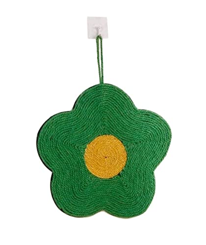 TGPL Kratzbaum für Katzen, Sisalseil, Katzenkratzbrett in Blumenform (Grün, 40 TGPL Kratzbaum für Katzen, Sisalseil, Katzenkratzbrett in Blumenform (Grün, 40 x 40 cm) von FBHappiness