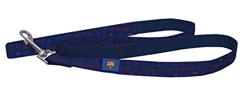 FC Barcelona Hundeleine, Sportive Farben, groß, mittelgroß, klein, mit Wappen, Größe S, 120 x 120 x 1,5, offizielles Produkt (CyP Brands) von CYPBRANDS