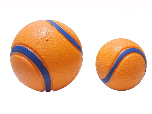 FCCUM Hundespielzeug aus Gummi, elastischer Biss kann nicht brechen, Langeweile, Bisswiderstand, Zähneknirschen, Hundetraining, interaktives Haustier-Gummi-Spielzeug, Ball, 2 Stück FCCUM Hundespielzeug aus Gummi, elastischer Biss kann nicht brechen, Langeweile, Bisswiderstand, Zähneknirschen, Hundetraining, interaktives Haustier-Gummi-Spielzeug, Ball, 2 Stück von FCCUM
