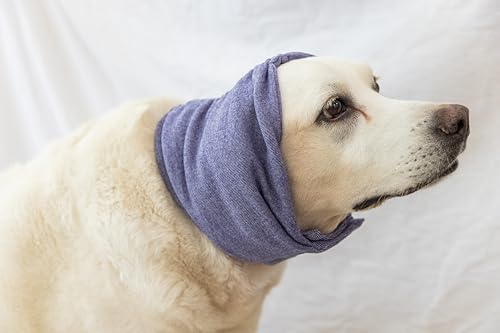 FDANDADE Ohrenklappen für Hunde, zur Erholung von Operationen, Ohrenklappen für Angstlinderung, Geräuschunterdrückung für Feuerwerk, Gewitter, Lila L FDANDADE Ohrenklappen für Hunde, zur Erholung von Operationen, Ohrenklappen für Angstlinderung, Geräuschunterdrückung für Feuerwerk, Gewitter, Lila L von FDANDADE