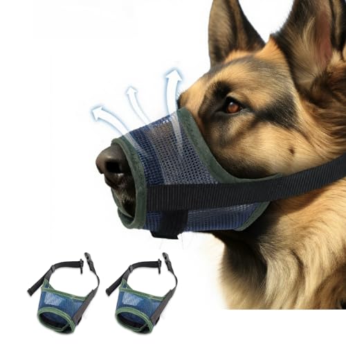Atmungsaktiver Hundemaulkorb – weicher Netz-Hunde-Mundschutz mit bequemem Nasenschutz, verstellbarer Haustier-Sicherheitsmaulkorb für mittelgroße und große Hunde, verhindert Beißen und Bellen Atmungsaktiver Hundemaulkorb – weicher Netz-Hunde-Mundschutz mit bequemem Nasenschutz, verstellbarer Haustier-Sicherheitsmaulkorb für mittelgroße und große Hunde, verhindert Beißen und Bellen von FDIDY
