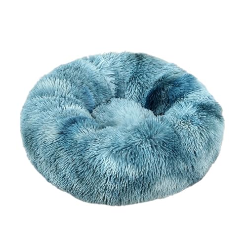 Gemütliches und warmes rundes Hundebett - perfekt für Katzen und kleine Hunde, Tiefschlaf und ganzjähriger Komfort, direkt ab Herstellung (Farbe: Tie Dye Haze Blue, Gemütliches und warmes rundes Hundebett - perfekt für Katzen und kleine Hunde, Tiefschlaf und ganzjähriger Komfort, direkt ab Herstellung (Farbe: Tie Dye Haze Blue, von FDINUDIGUHTTYYYY