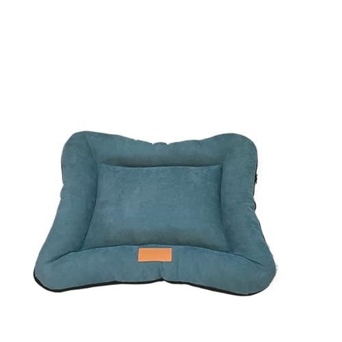 Weiche und gemütliche Haustiermatte für Hunde – leicht zu reinigen, bequem und stilvoll (Farbe: Grau, Größe: 70 x 55 x 7 cm) (Vintage-Blau 2,5 cm L x 5,1 cm B x 7,6 cm T) von FDINUDIGUHTTYYYY