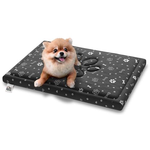 FDM Fifi Hundebett Mittelgroße Hunde 100x70 cm Wasserdicht rutschfest Hundekissen Polyurethanschaum mit Memory-Effekt Abnehmbarer Bezug Waschbar Grau/Silber FDM Fifi Hundebett Mittelgroße Hunde 100x70 cm Wasserdicht rutschfest Hundekissen Polyurethanschaum mit Memory-Effekt Abnehmbarer Bezug Waschbar Grau/Silber von FDM