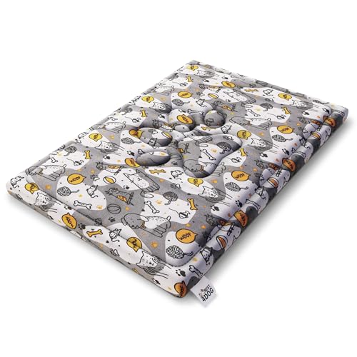 FDM Luna Hundebett Mittelgroße Hunde 100x70 cm Wasserdicht rutschfest Hundekissen Polyurethanschaum mit Memory-Effekt Abnehmbarer Bezug Waschbar Grau/Gelb FDM Luna Hundebett Mittelgroße Hunde 100x70 cm Wasserdicht rutschfest Hundekissen Polyurethanschaum mit Memory-Effekt Abnehmbarer Bezug Waschbar Grau/Gelb von FDM