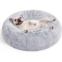 FEANDREA Hundebett, Donut Kissen, waschbar, herausnehmbar, langer Plüsch, L-XXXL hellgrau L FEANDREA Hundebett, Donut Kissen, waschbar, herausnehmbar, langer Plüsch, L-XXXL hellgrau L von FEANDREA