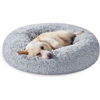 FEANDREA Hundebett, Donut Kissen, waschbar, herausnehmbar, langer Plüsch, L-XXXL hellgrau XL FEANDREA Hundebett, Donut Kissen, waschbar, herausnehmbar, langer Plüsch, L-XXXL hellgrau XL von FEANDREA