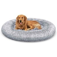 FEANDREA Hundebett, Donut Kissen, waschbar, herausnehmbar, langer Plüsch, L-XXXL hellgrau XXXL FEANDREA Hundebett, Donut Kissen, waschbar, herausnehmbar, langer Plüsch, L-XXXL hellgrau XXXL von FEANDREA
