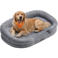 FEANDREA Hundebett, Hundekissen, abnehmbarer, waschbarer Bezug, rutschfest M-XL XL von FEANDREA