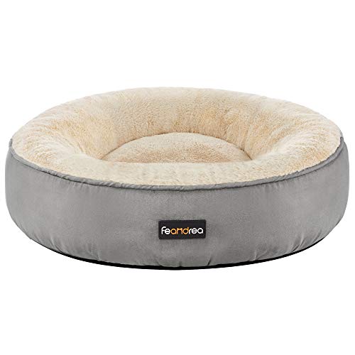 Feandrea Hundebett, Katzenbett, Donut, Ø 50 cm, hellgrau PGW050G01 Feandrea Hundebett, Katzenbett, Donut, Ø 50 cm, hellgrau PGW050G01 von Feandrea