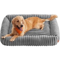 FEANDREA Hundebett orthopädisches Hundekörbchen,Hundekissen waschbar, flauschig hellgrau XXL FEANDREA Hundebett orthopädisches Hundekörbchen,Hundekissen waschbar, flauschig hellgrau XXL von FEANDREA