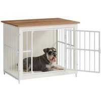 FEANDREA Hundekäfig Möbel Beistelltisch hochbelastbar M-L bis 20/32 kg von FEANDREA
