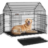 FEANDREA Hundekäfig faltbar mit DoppeltürXXL 120 x 72,5 x 109 cm FEANDREA Hundekäfig faltbar mit DoppeltürXXL 120 x 72,5 x 109 cm von FEANDREA