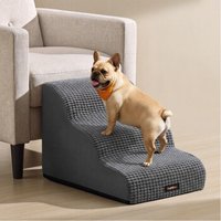 FEANDREA Hundetreppe, 2/3/4/5 Stufen, Sanfte Neigung, Schaumstoff Treppenhilfe für Hunde/Katzen dunkelgrau L FEANDREA Hundetreppe, 2/3/4/5 Stufen, Sanfte Neigung, Schaumstoff Treppenhilfe für Hunde/Katzen dunkelgrau L von FEANDREA