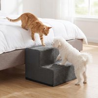FEANDREA Hundetreppe, 2/3/4/5 Stufen Haustiertreppe aus grauem Cordstoff Waschbar schiefergrau M FEANDREA Hundetreppe, 2/3/4/5 Stufen Haustiertreppe aus grauem Cordstoff Waschbar schiefergrau M von FEANDREA