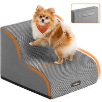 FEANDREA Hundetreppe, 2/3/4Stufen, Waffelcord, wasserdicht, rutschfest, abnehmbarer waschbarer Bezug M FEANDREA Hundetreppe, 2/3/4Stufen, Waffelcord, wasserdicht, rutschfest, abnehmbarer waschbarer Bezug M von FEANDREA