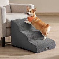 FEANDREA Hundetreppe, 2/3/4Stufen, Waffelcord, wasserdicht, rutschfest, abnehmbarer waschbarer Bezug FEANDREA Hundetreppe, 2/3/4Stufen, Waffelcord, wasserdicht, rutschfest, abnehmbarer waschbarer Bezug von FEANDREA