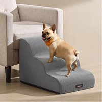 FEANDREA Hundetreppe, 2/3 Stufen, Schaumstoff, Rutschfest, Waschbar hellgrau L FEANDREA Hundetreppe, 2/3 Stufen, Schaumstoff, Rutschfest, Waschbar hellgrau L von FEANDREA