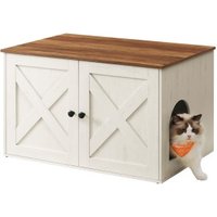 FEANDREA Katzenklo Schrank braun/ weiß FEANDREA Katzenklo Schrank braun/ weiß von FEANDREA