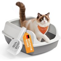FEANDREA Katzenklo mit hohen Seitenwänden,XXL offene Katzentoilette, mit Schaufel weiß FEANDREA Katzenklo mit hohen Seitenwänden,XXL offene Katzentoilette, mit Schaufel weiß von FEANDREA