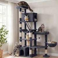 FEANDREA Kratzbaum, 188,2 cm hoch, Katzenbaum, für große Katzen, Katzenkratzbaum dunkelgrau FEANDREA Kratzbaum, 188,2 cm hoch, Katzenbaum, für große Katzen, Katzenkratzbaum dunkelgrau von FEANDREA