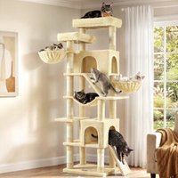 FEANDREA Kratzbaum groß,206cm hoch, für Große Katzen,Mehrkatzenhaushalt beige FEANDREA Kratzbaum groß,206cm hoch, für Große Katzen,Mehrkatzenhaushalt beige von FEANDREA