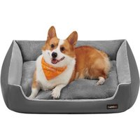 FEANDREA L-XL Hundebett, mit Wendekissen dunkelgrau L von FEANDREA