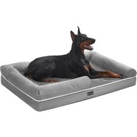 FEANDREA Orthopädisches Hundebett, Hundekissen, erhöhte Ränder, abnehmbar und waschbar hellgrau XXL FEANDREA Orthopädisches Hundebett, Hundekissen, erhöhte Ränder, abnehmbar und waschbar hellgrau XXL von FEANDREA