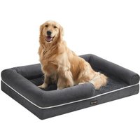 FEANDREA Orthopädisches Hundebett, Hundekissen, erhöhte Ränder, abnehmbar und waschbar schiefergrau XL FEANDREA Orthopädisches Hundebett, Hundekissen, erhöhte Ränder, abnehmbar und waschbar schiefergrau XL von FEANDREA