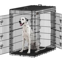 FEANDREA S-XXXL Hundekäfig mit 2 Türen 1,22 m, 74 cm, 1,14 m von FEANDREA