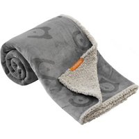 FEANDREA Wasserdichte Hundedecke Sherpa Fleece Grau von FEANDREA